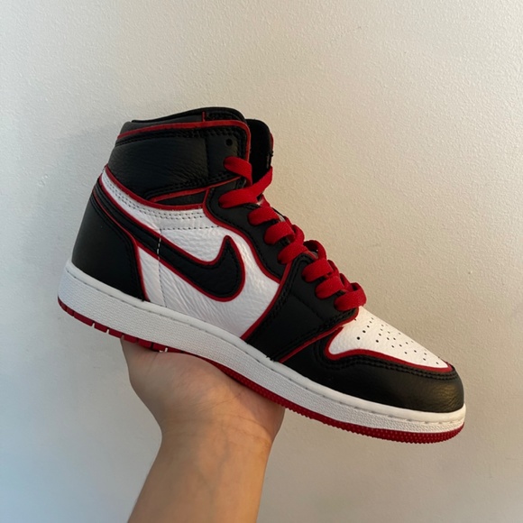 GS Size 4.5Y / 6w-Jordan 1 Retro High OG Bloodline 2019 575441-062 *VNDS* No Box - Picture 4 of 11